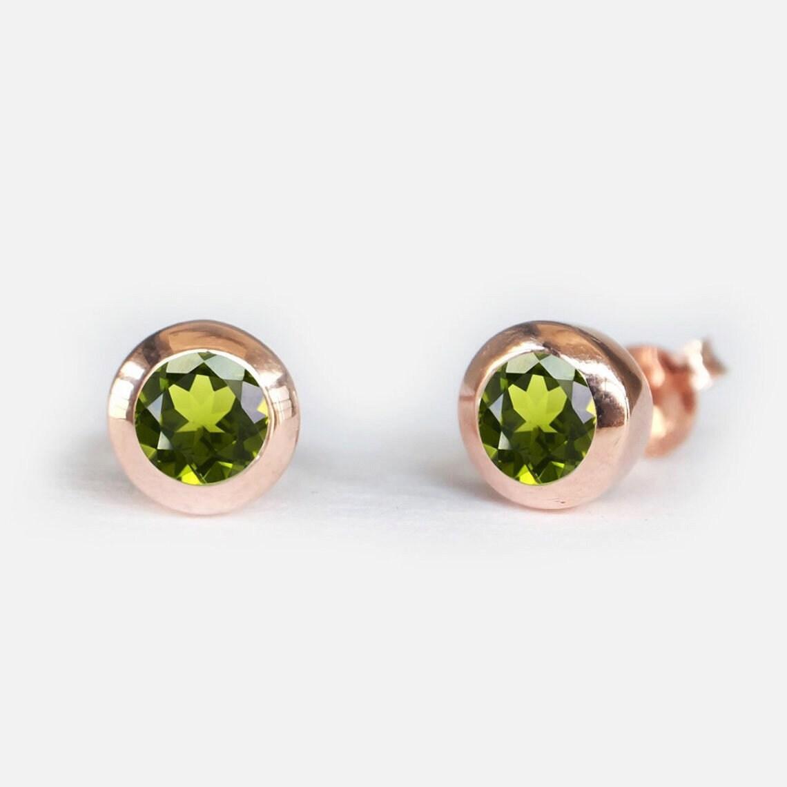 Peridot Earrings Amayeta - SOVATS