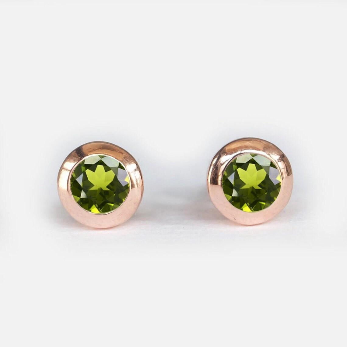 Peridot Earrings Amayeta - SOVATS