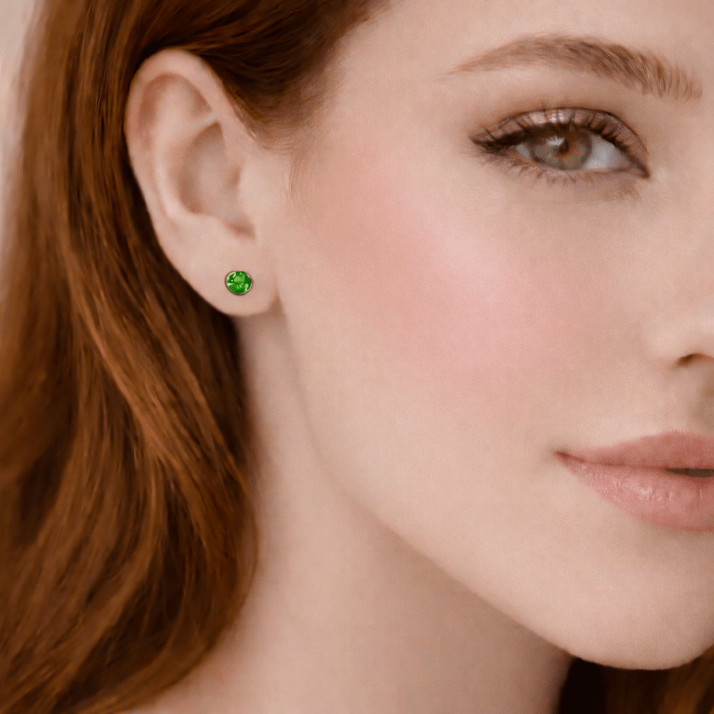 Peridot Earrings Edda - SOVATS