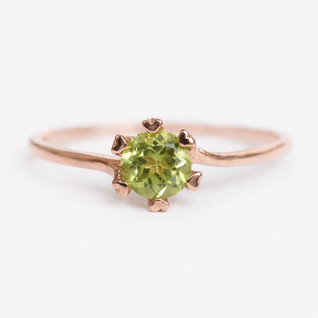 Peridot Solitaire Ring Elenda - SOVATS