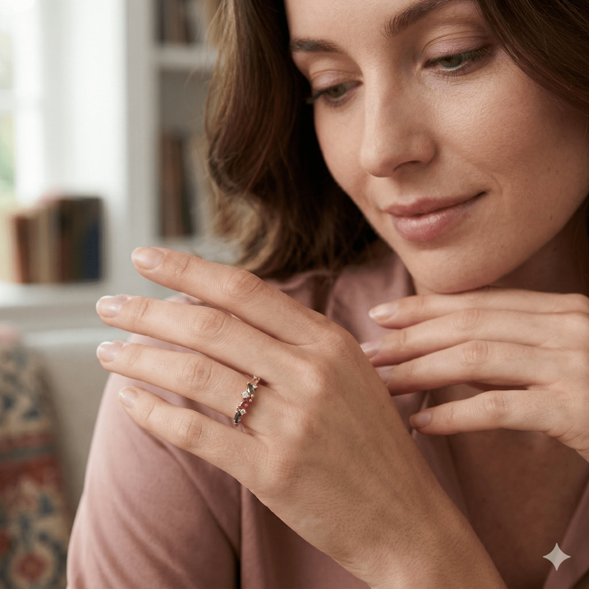 Quadruple Birthstone Ring Bena - SOVATS