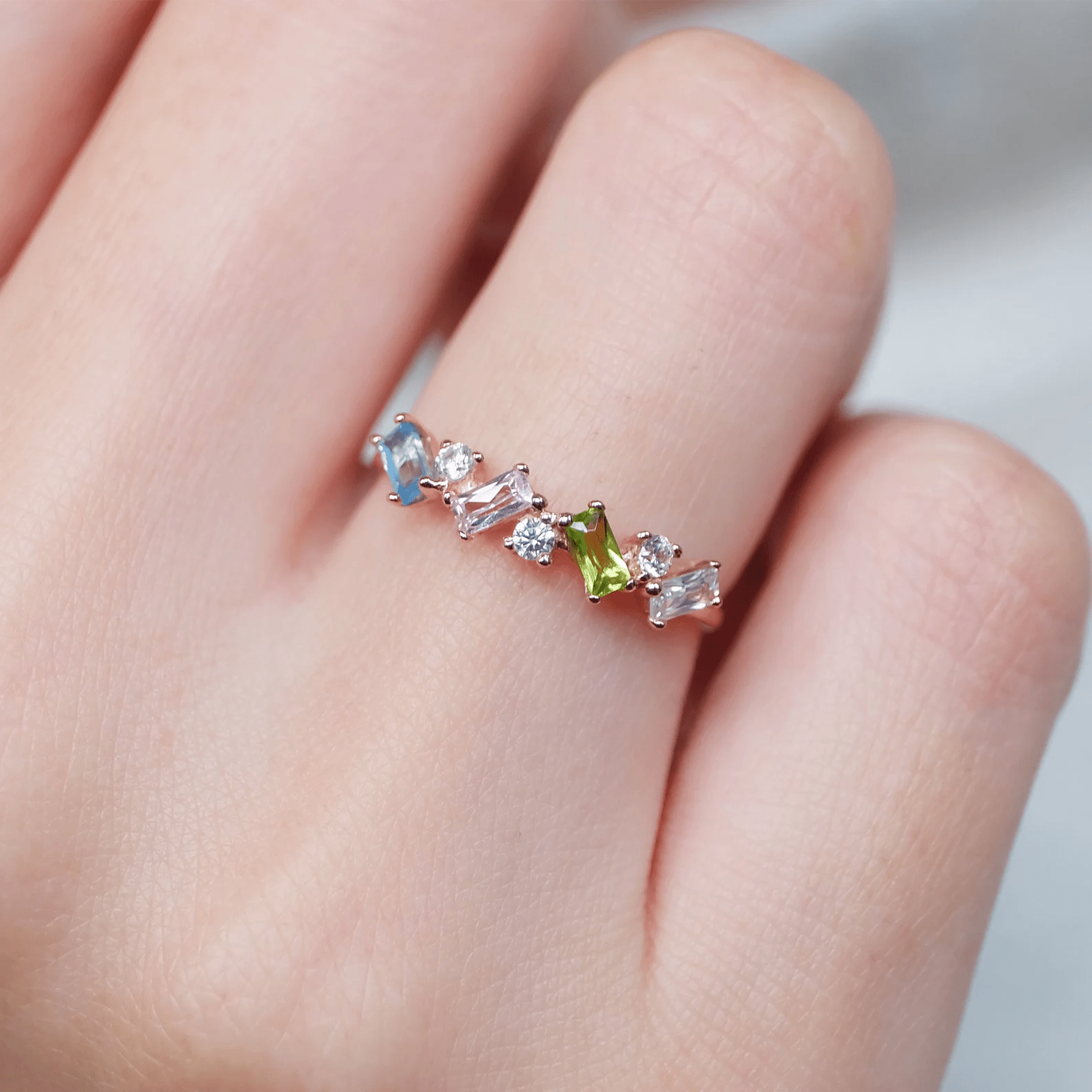 Quadruple Birthstone Ring Joan - SOVATS