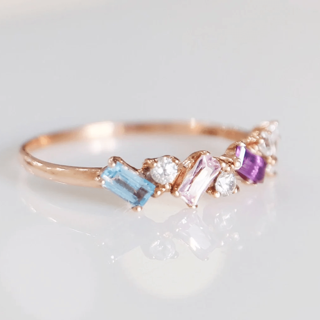 Quadruple Birthstone Ring Joan - SOVATS