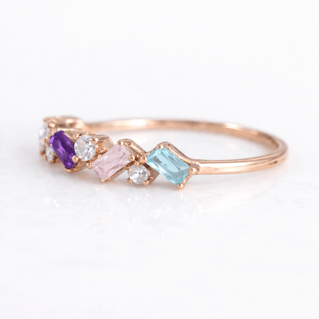 Quadruple Birthstone Ring Joan - SOVATS