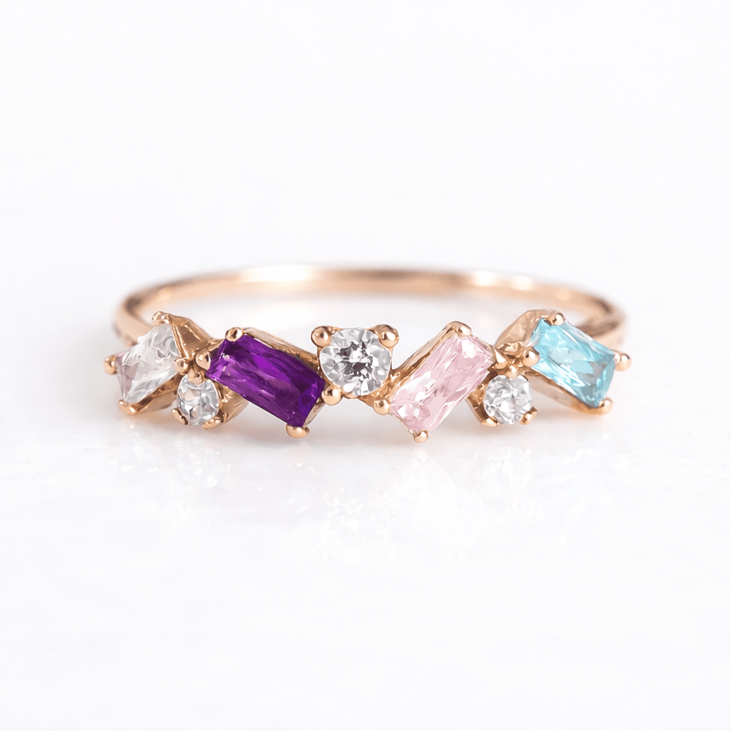 Quadruple Birthstone Ring Joan - SOVATS