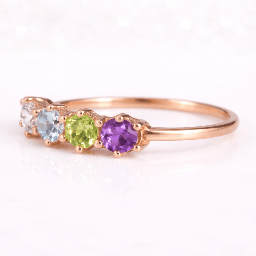 Quadruple Colorstone Ring Visser - SOVATS