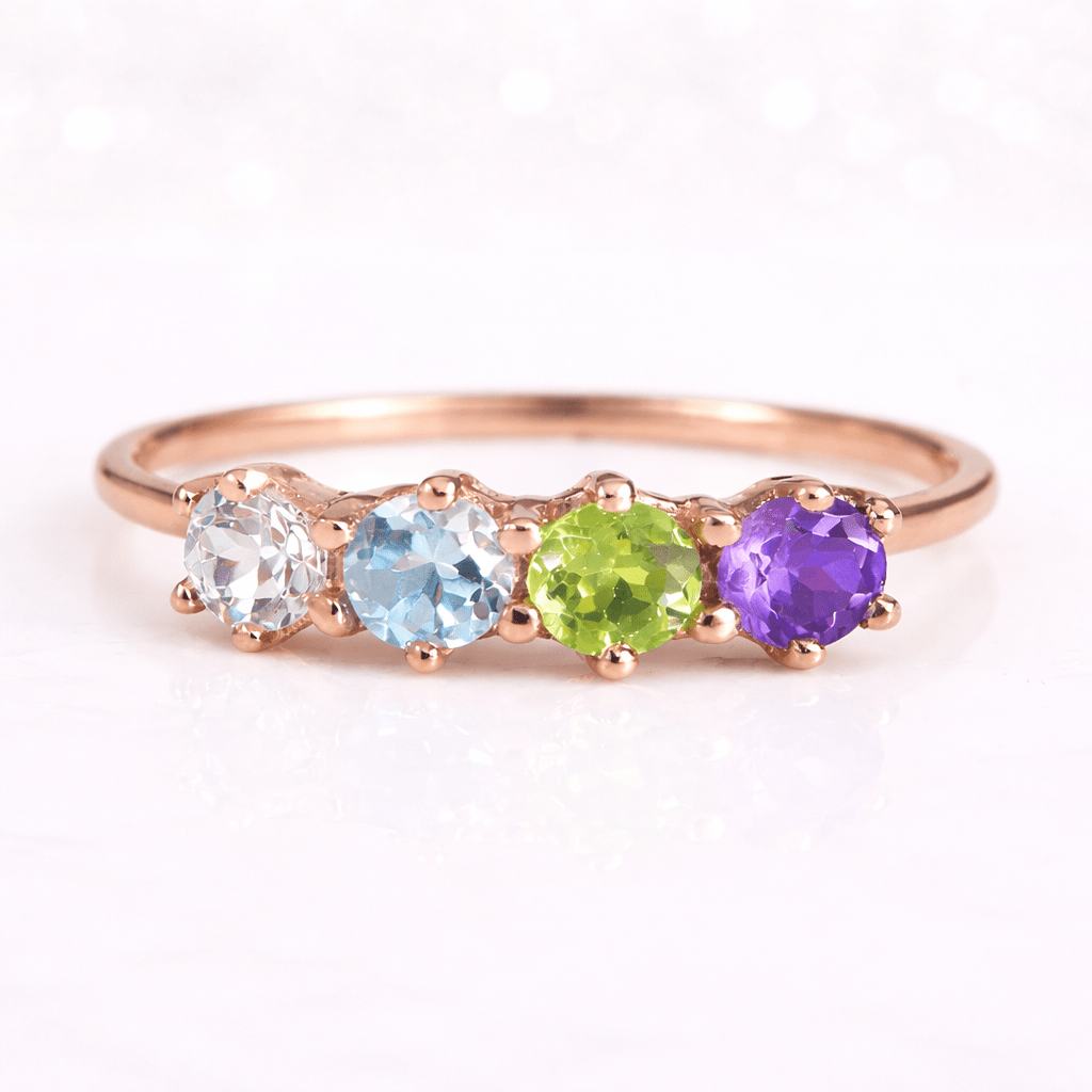 Quadruple Colorstone Ring Visser - SOVATS