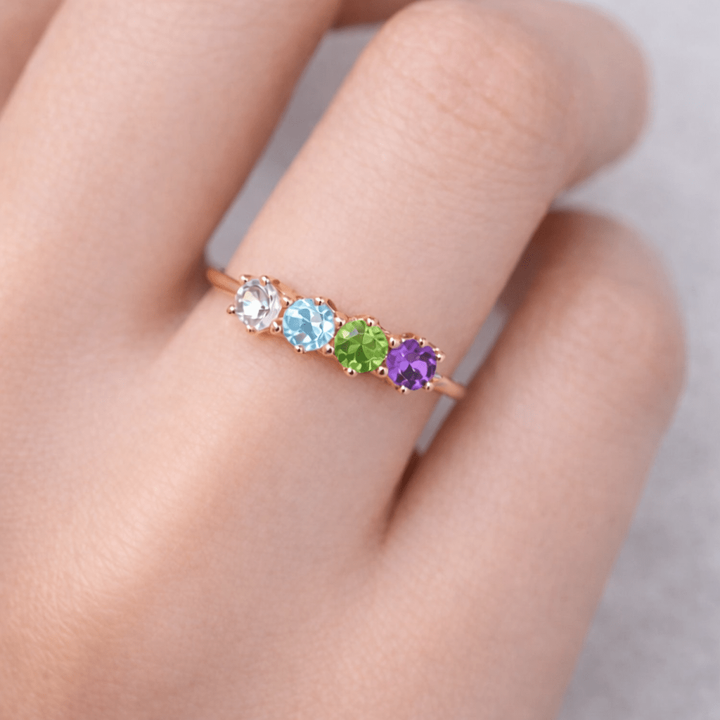 Quadruple Colorstone Ring Visser - SOVATS