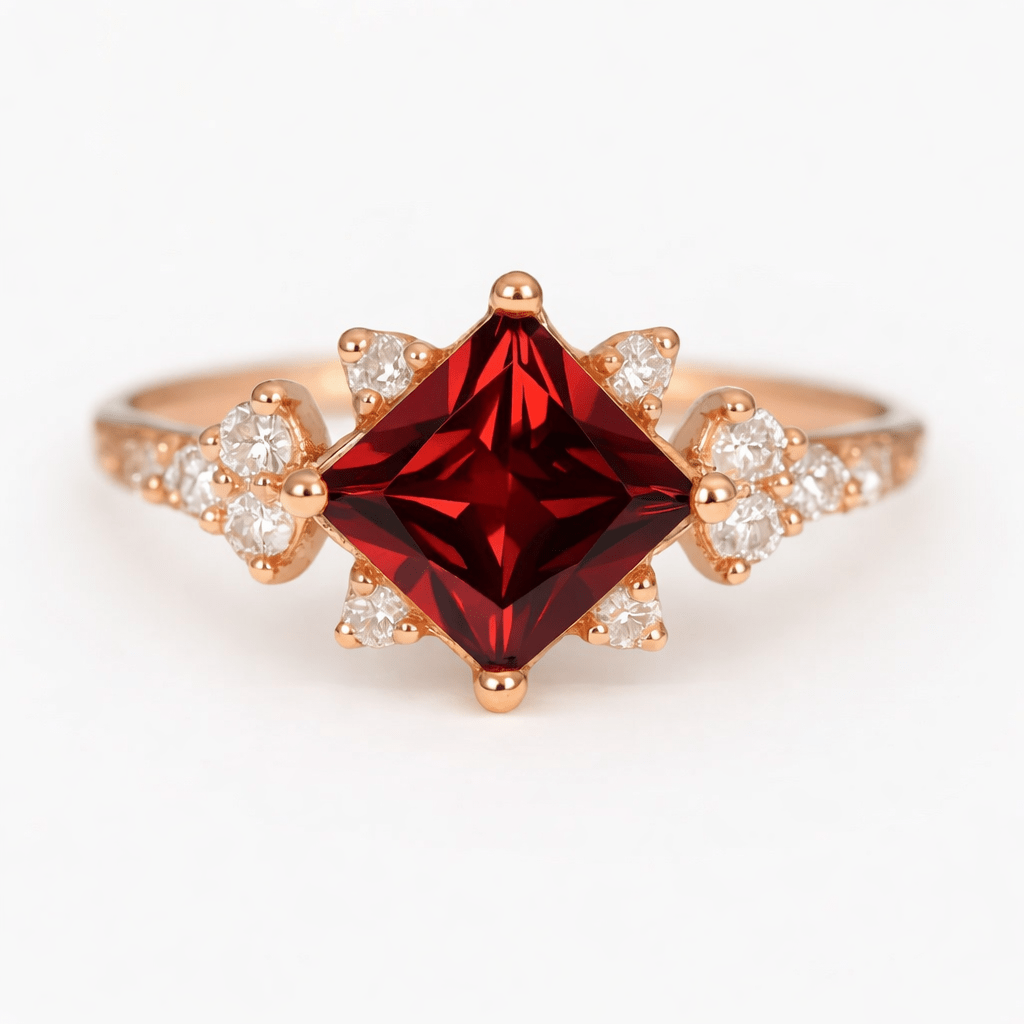 Rhodolite Ring Budur - SOVATS