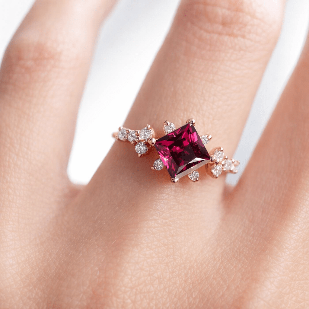 Rhodolite Ring Budur - SOVATS