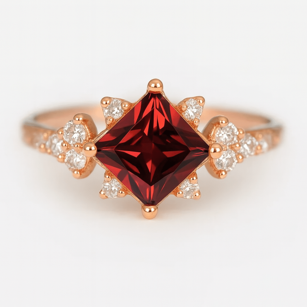 Rhodolite Ring Budur - SOVATS