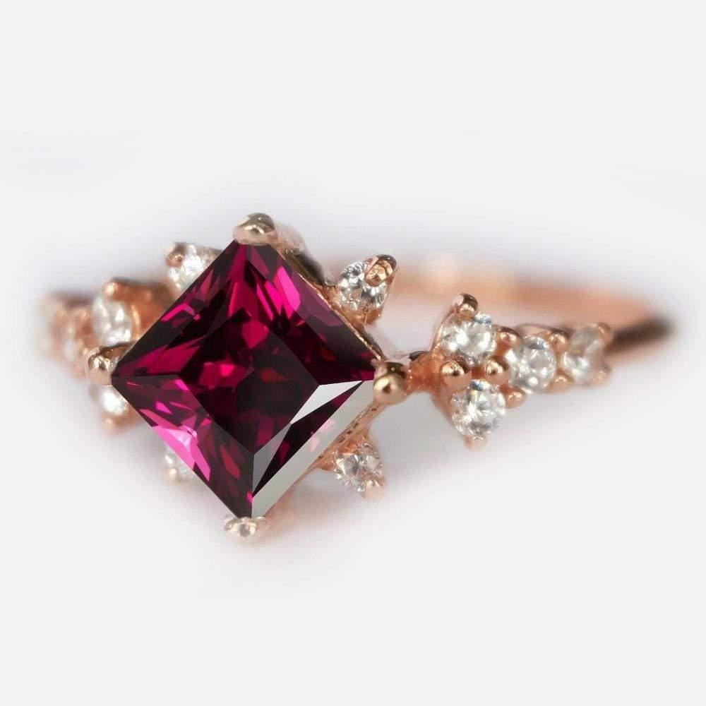 Rhodolite Ring Budur - SOVATS