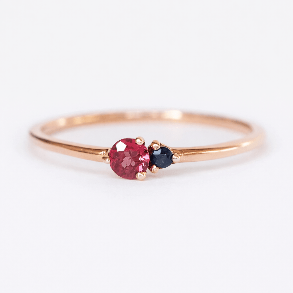 Rhodolite Sapphire Ring Twila - SOVATS