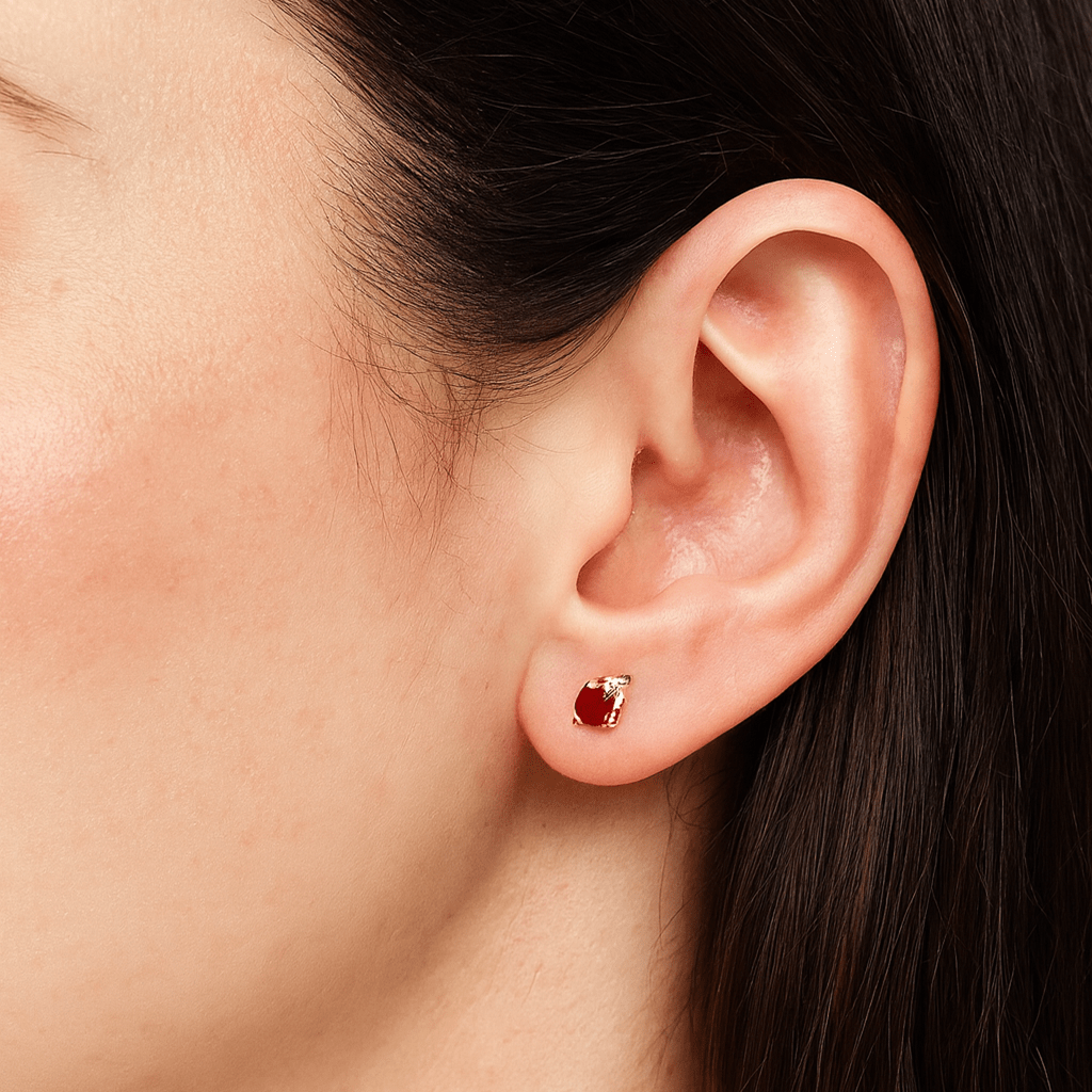 Ruby Diamond Earrings Melia - SOVATS