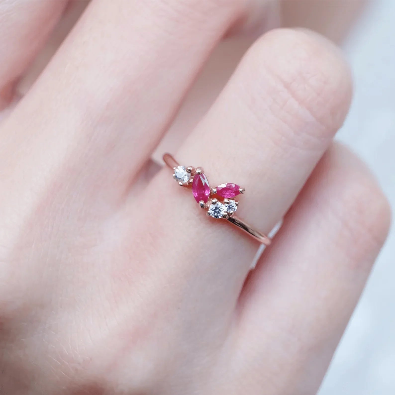 Ruby Diamond Ring Dewi - SOVATS