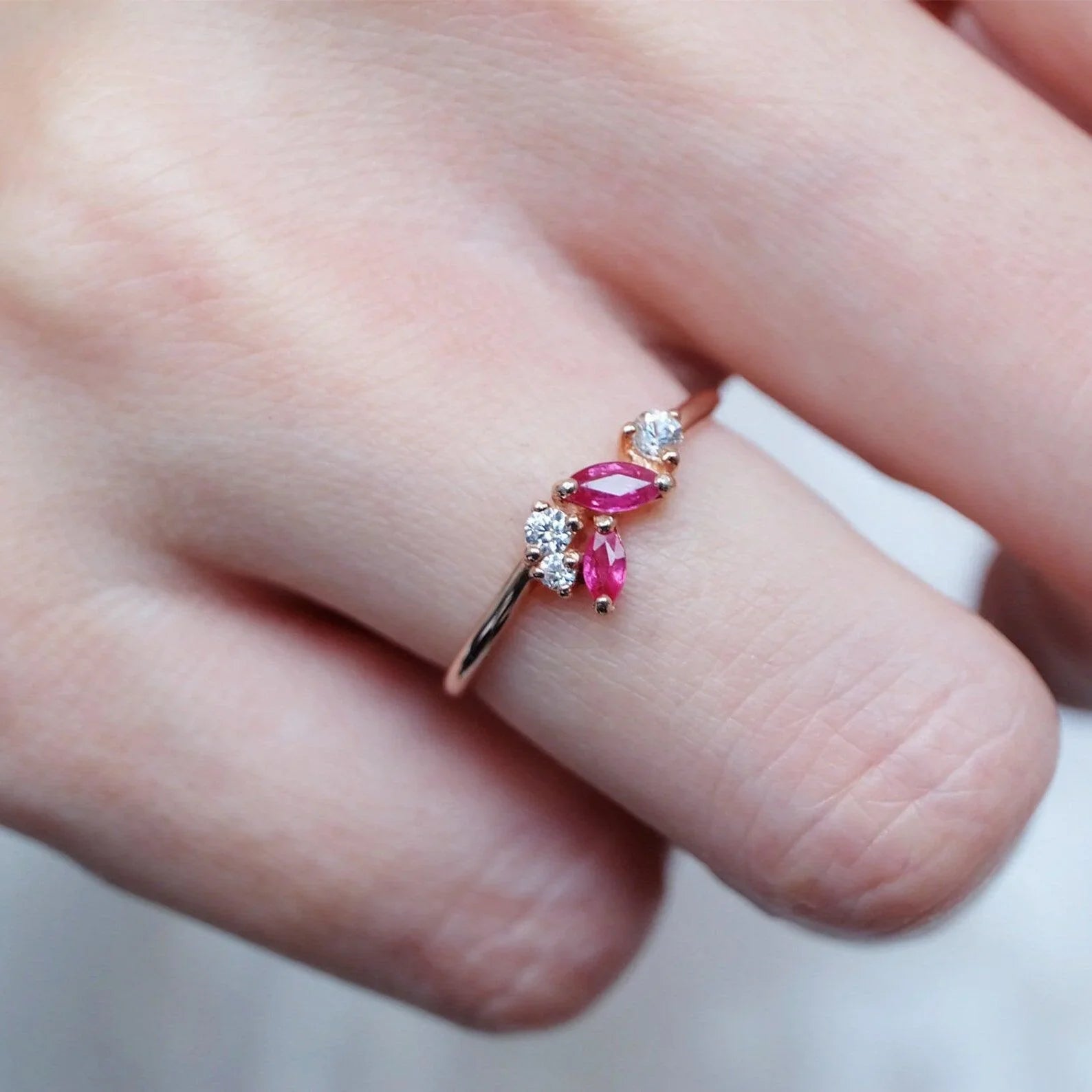 Ruby Diamond Ring Dewi - SOVATS