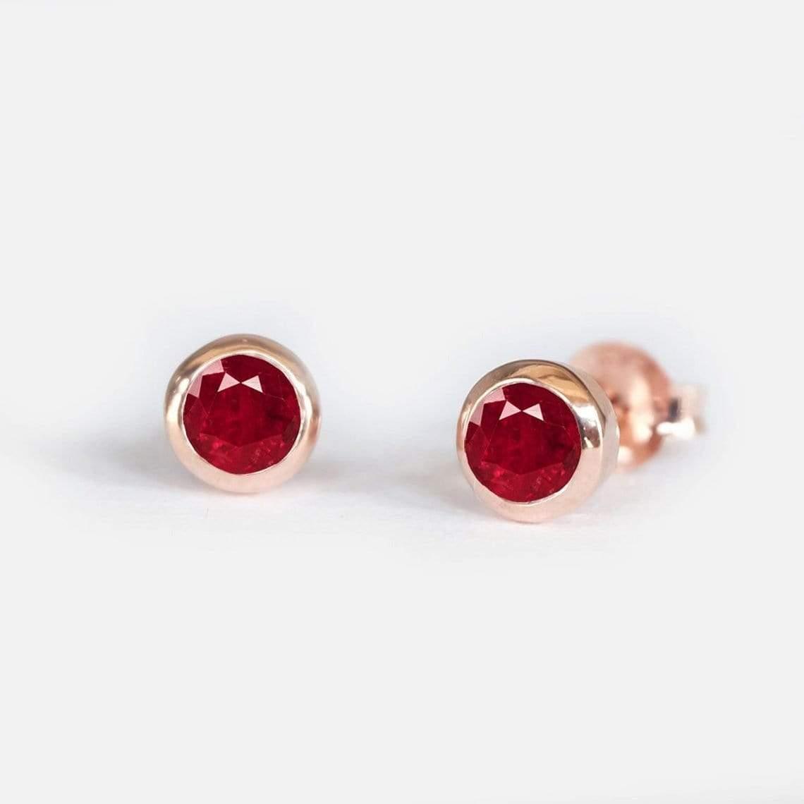 Ruby Earrings Edda - SOVATS