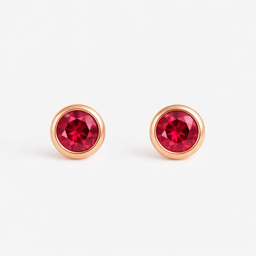 Ruby Earrings Edda - SOVATS