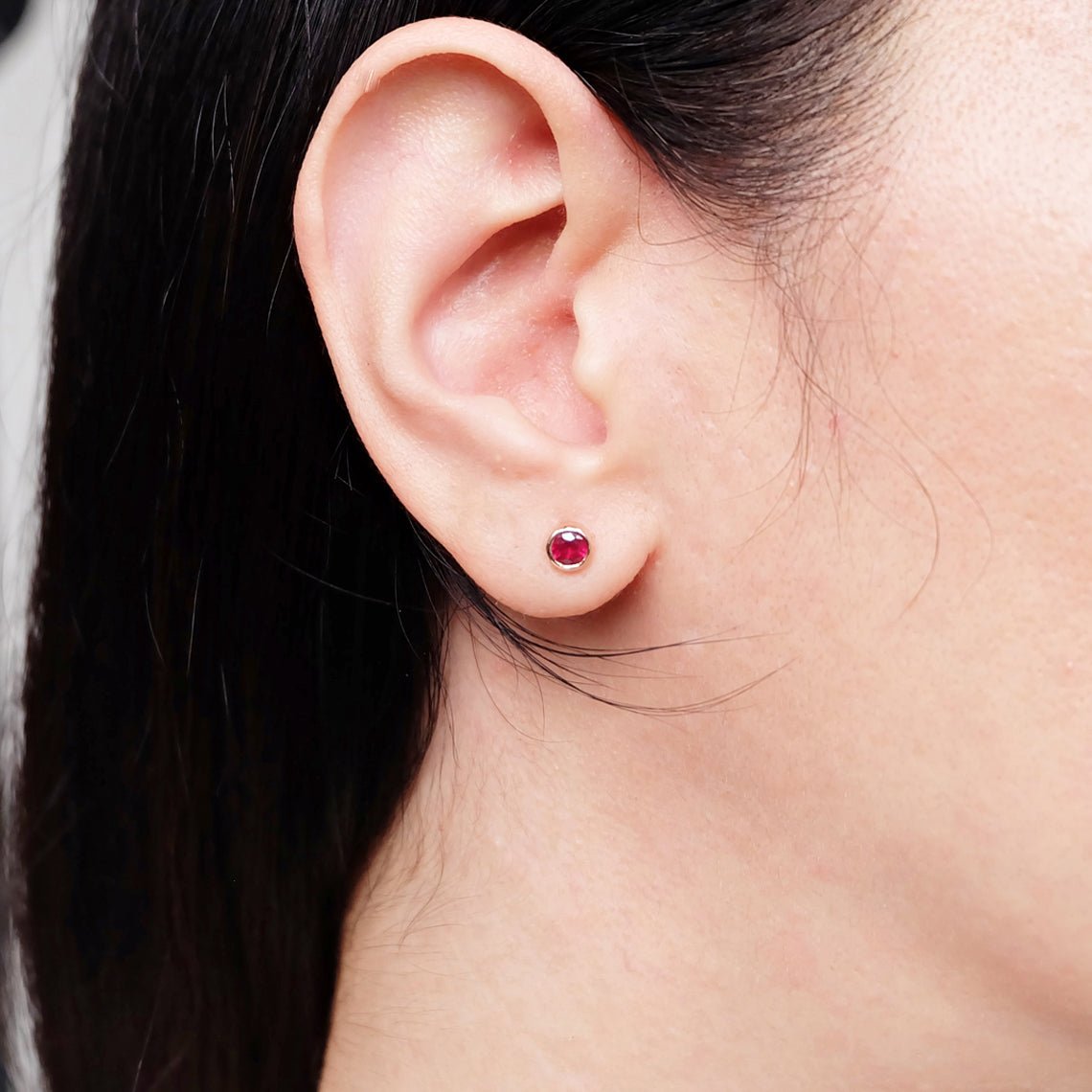 Ruby Earrings Edda - SOVATS