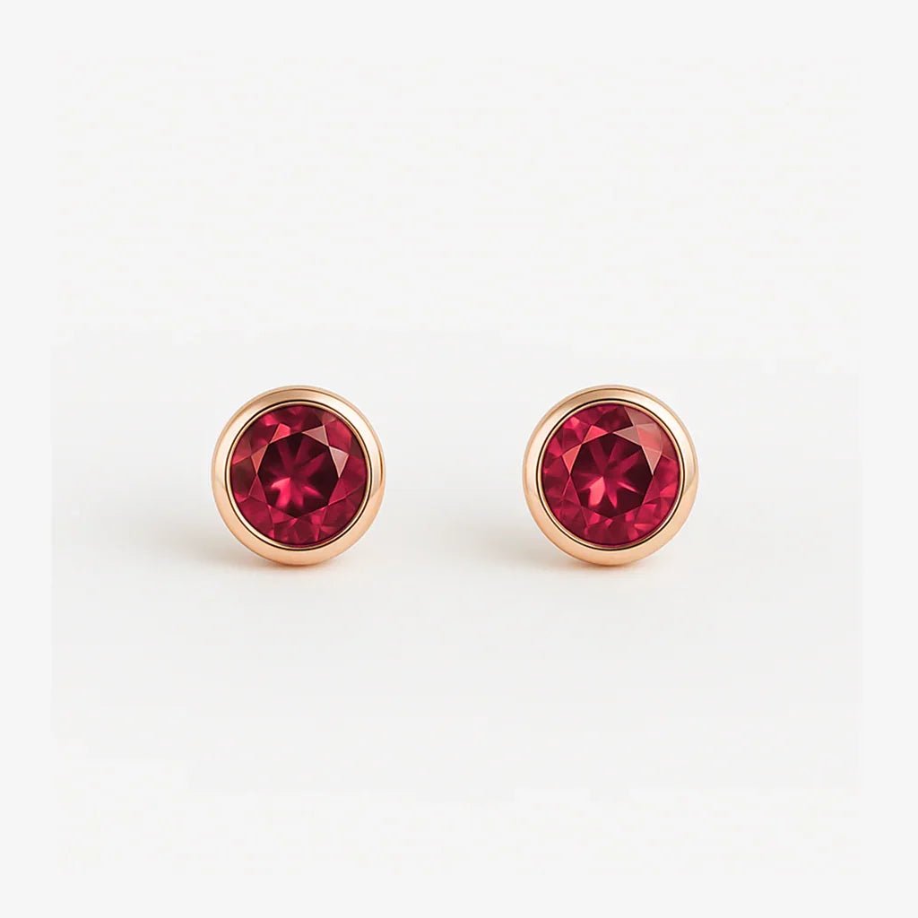 Ruby Earrings Edda - SOVATS