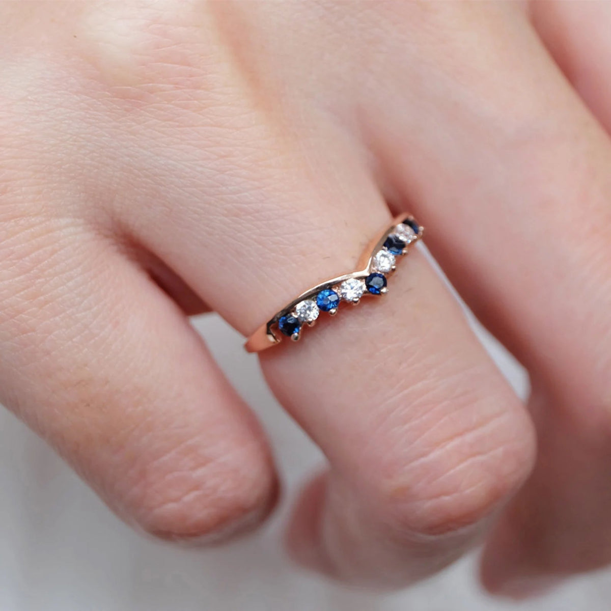 Sapphire Cluster Ring Camille - SOVATS