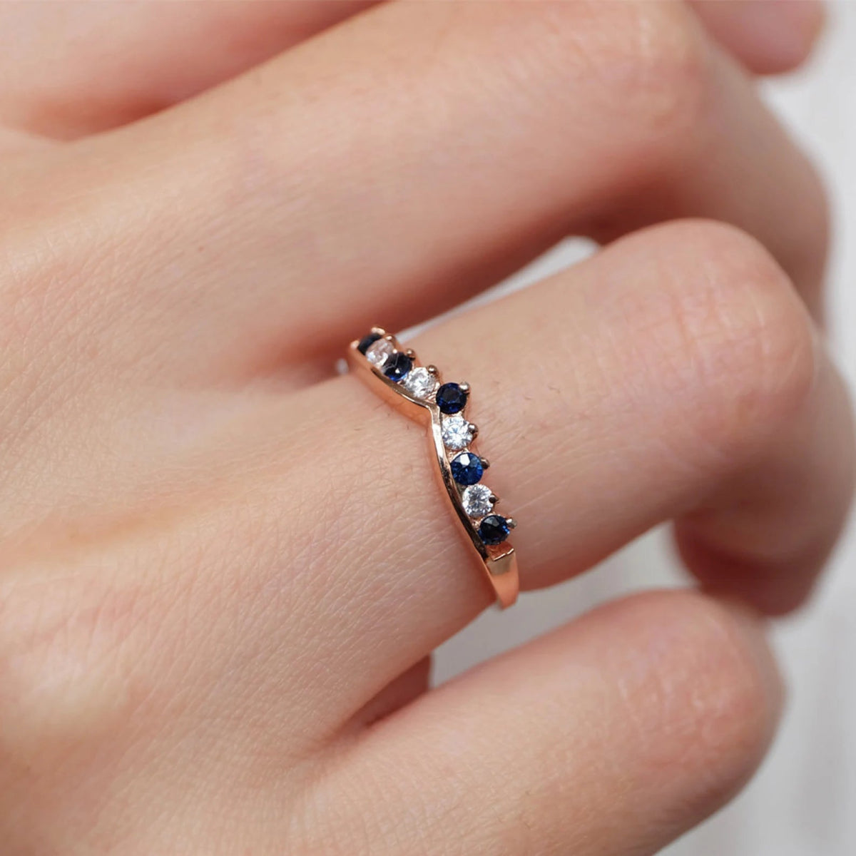 Sapphire Cluster Ring Camille - SOVATS