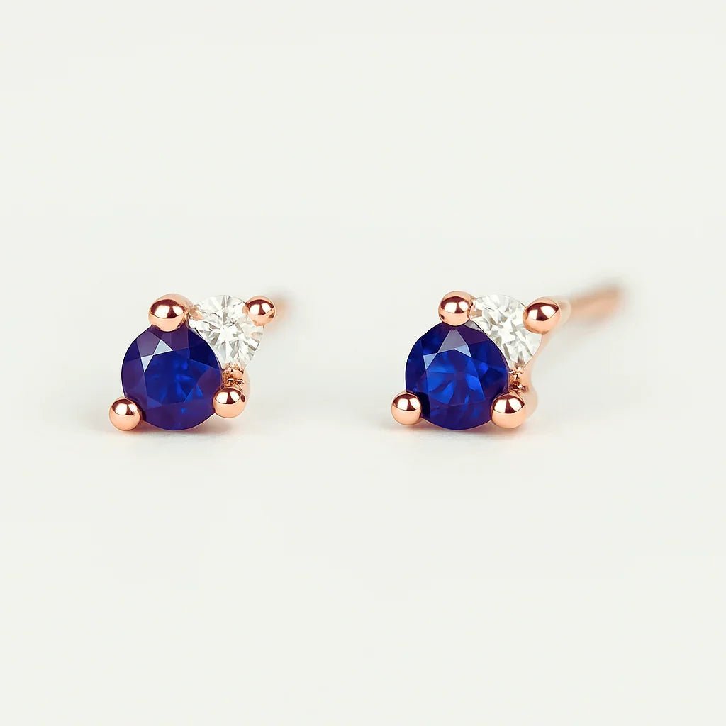 Sapphire Diamond Earrings Melia - SOVATS