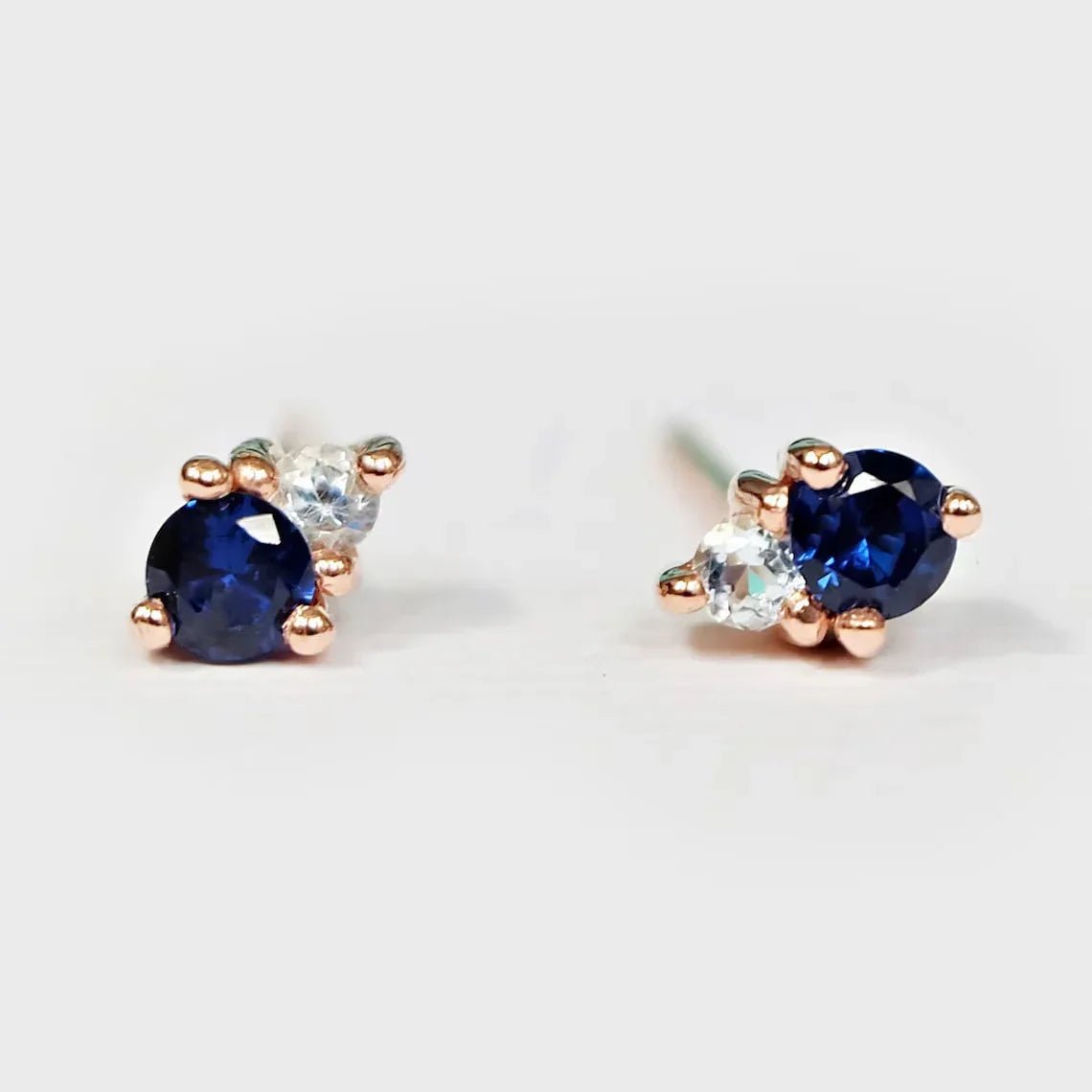 Sapphire Diamond Earrings Melia - SOVATS