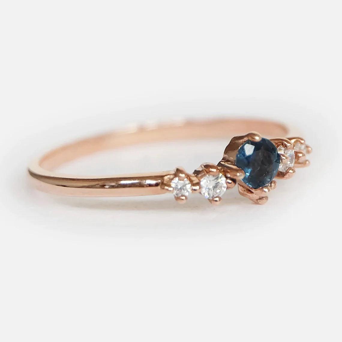 Sapphire Diamond Ring Amiya - SOVATS