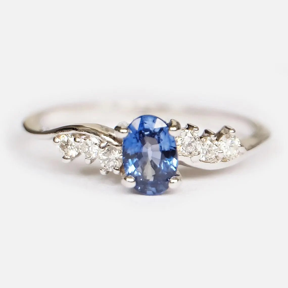 Sapphire Diamond Ring Avdotya - SOVATS