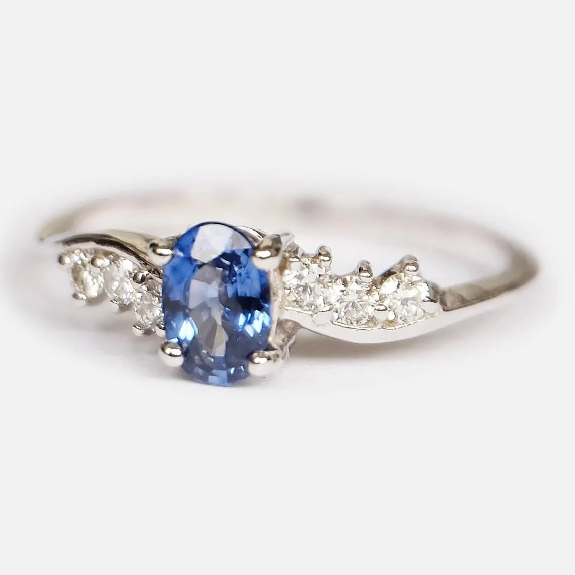 Sapphire Diamond Ring Avdotya - SOVATS