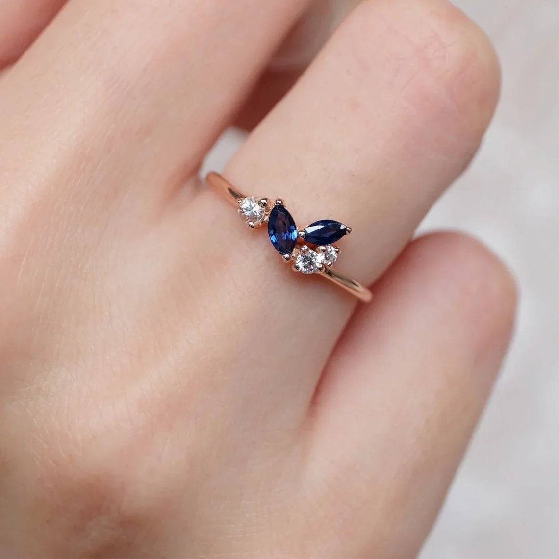 Sapphire Diamond Ring Dewi - SOVATS