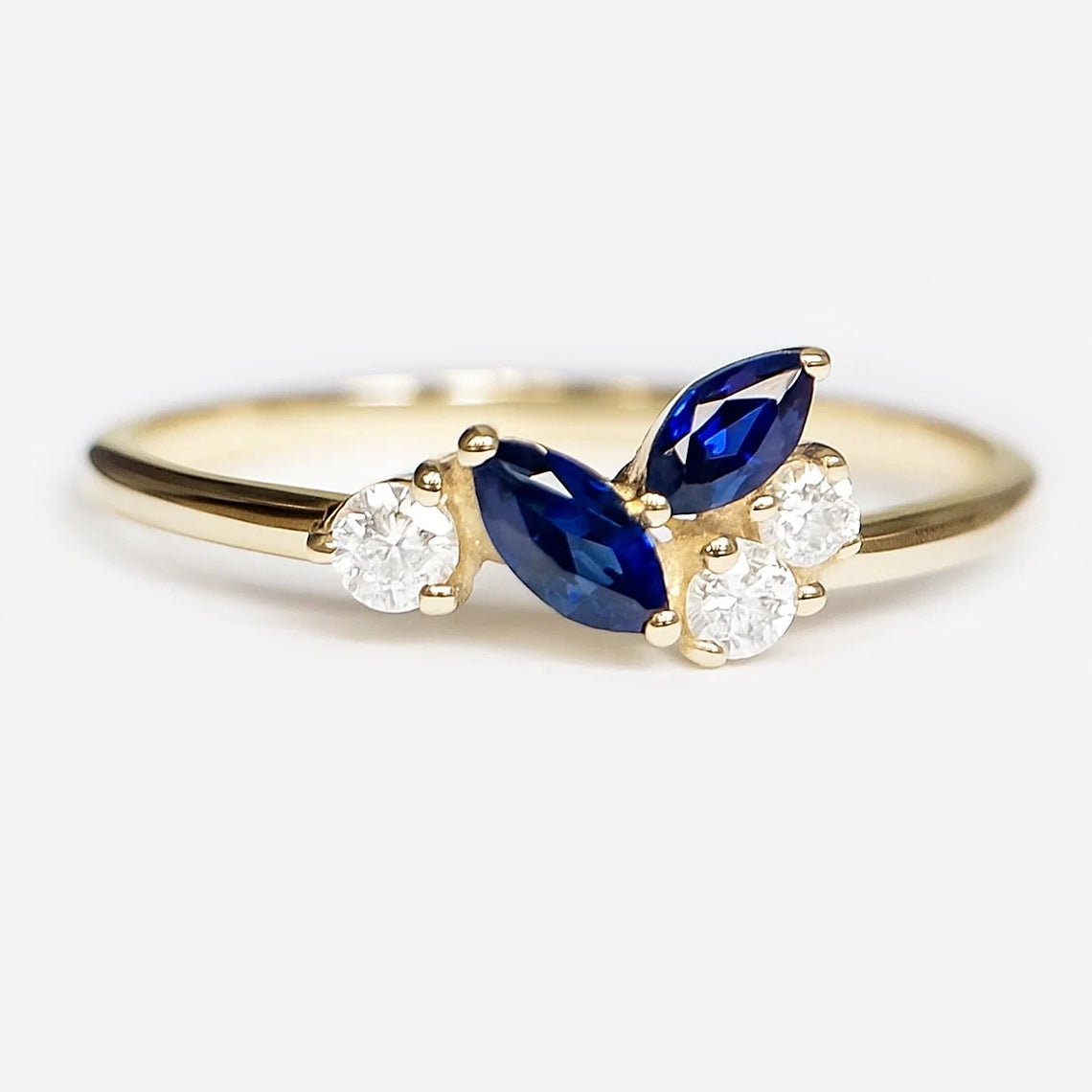 Sapphire Diamond Ring Dewi - SOVATS