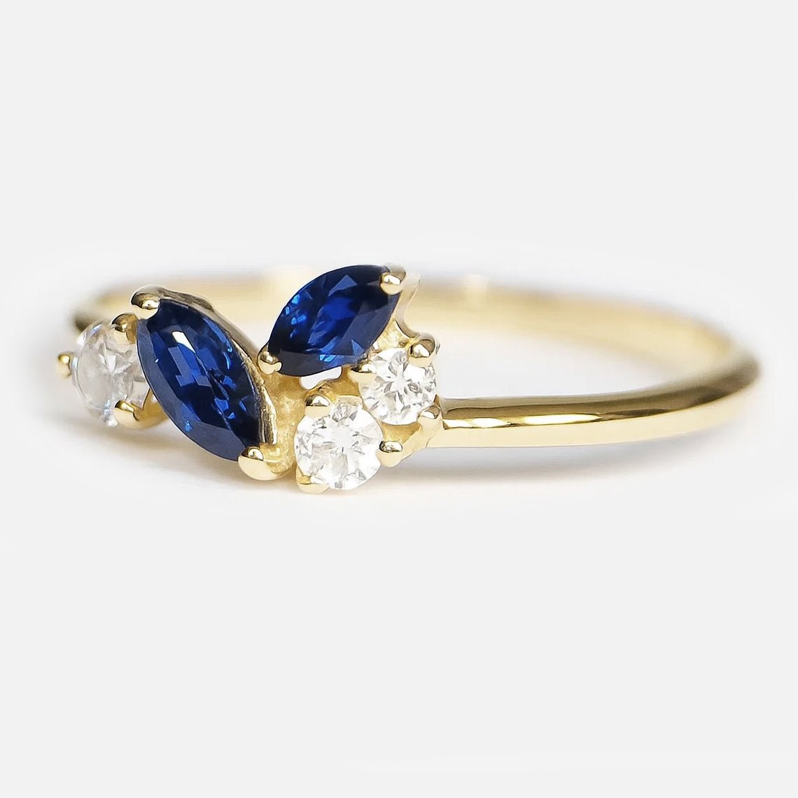 Sapphire Diamond Ring Dewi - SOVATS