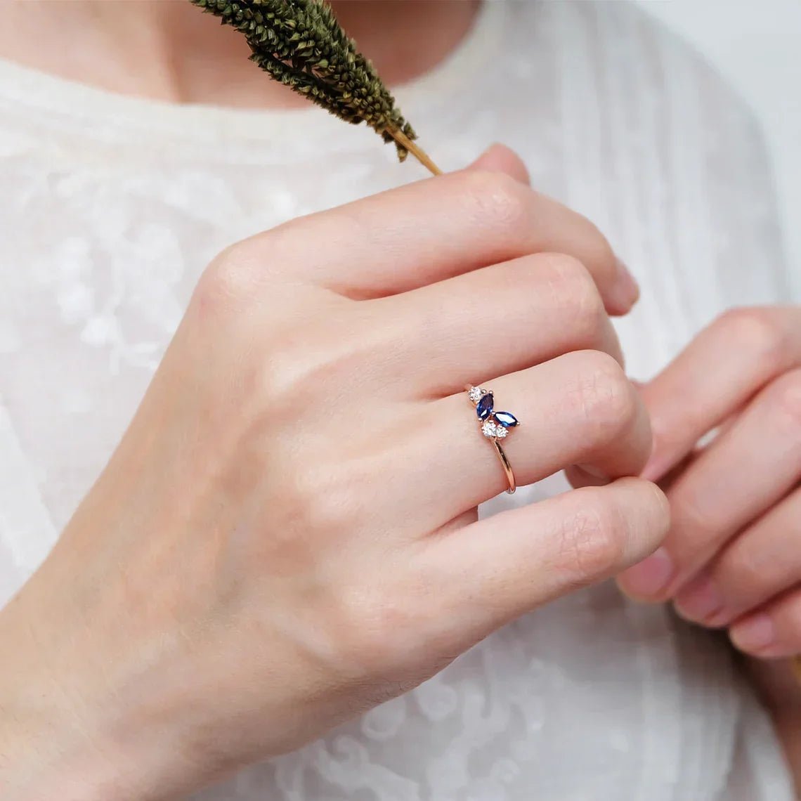 Sapphire Diamond Ring Dewi - SOVATS