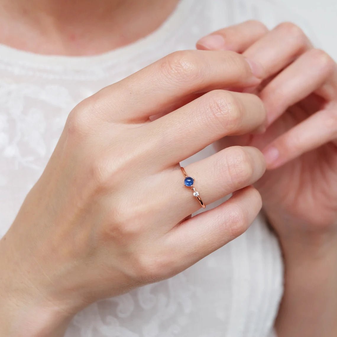 Sapphire Diamond Ring Giallo - SOVATS