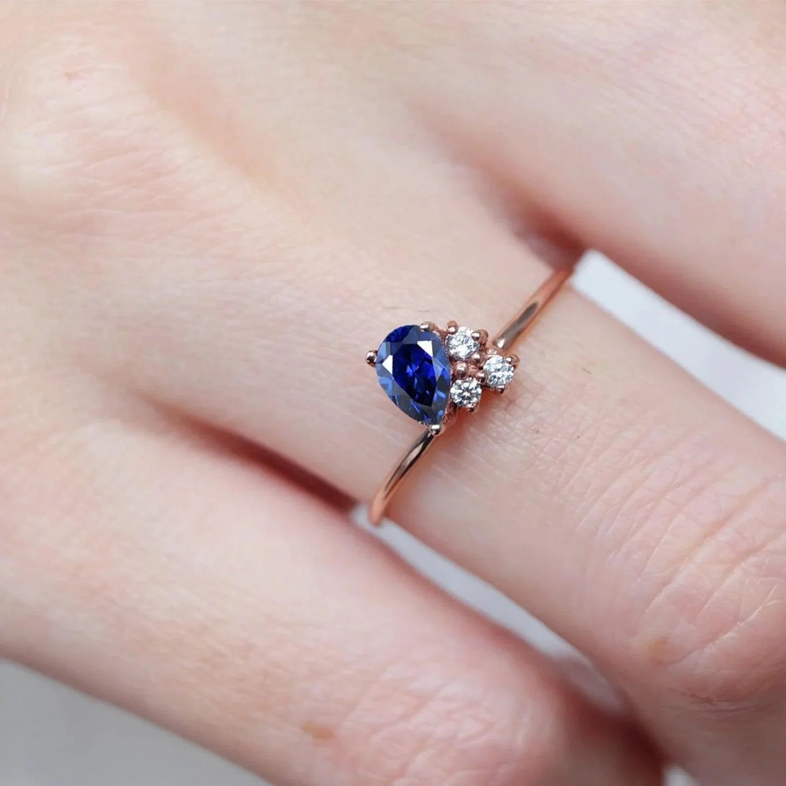 Sapphire Diamond Ring Lin - SOVATS