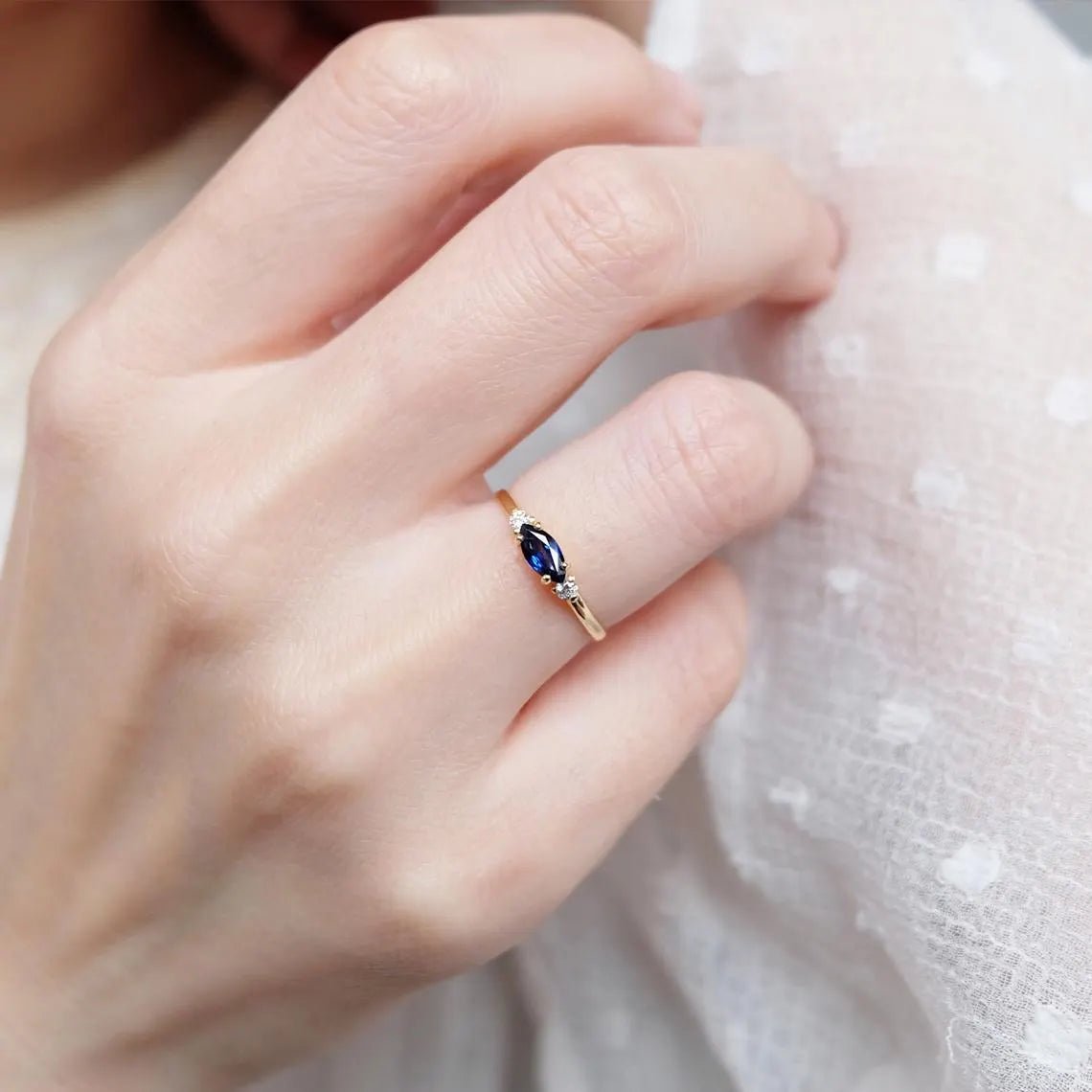 Sapphire Diamond Ring Maria - SOVATS