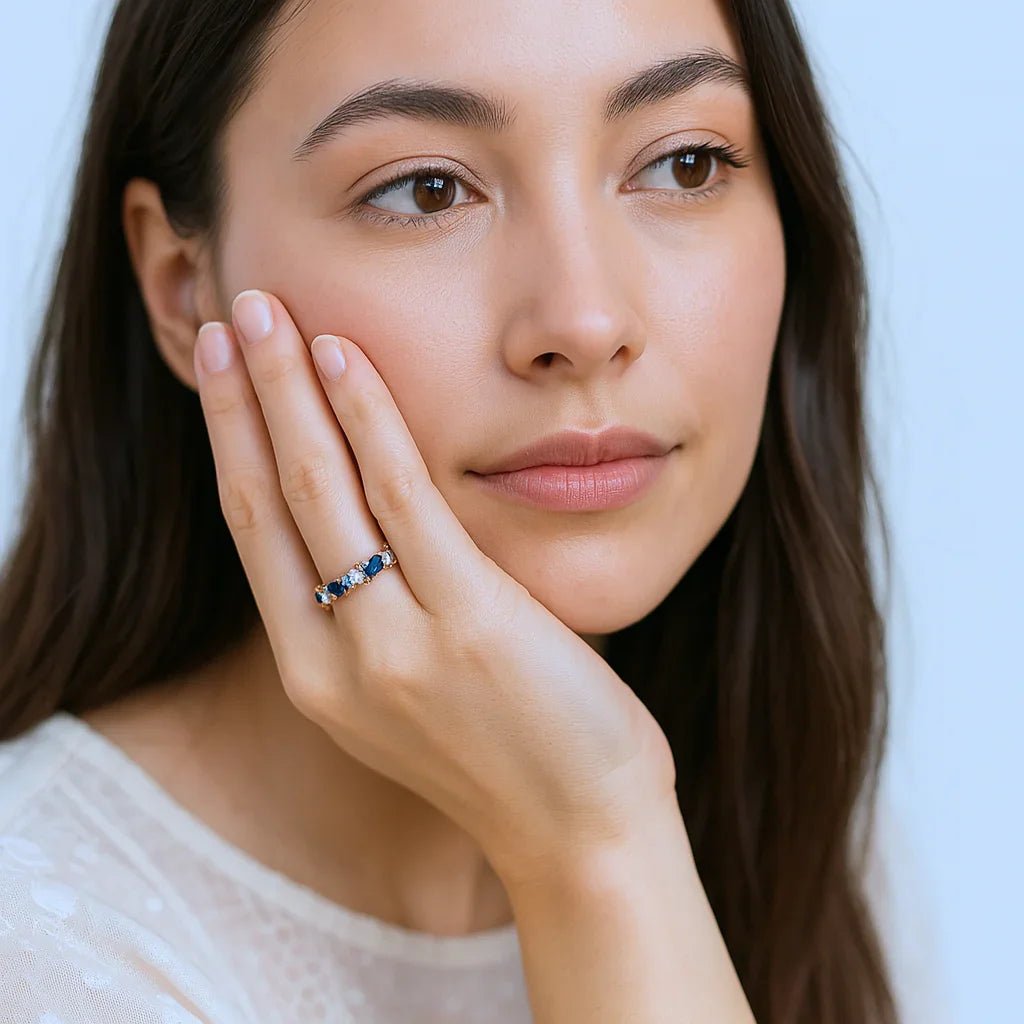 Sapphire Diamond Ring Natalya - SOVATS