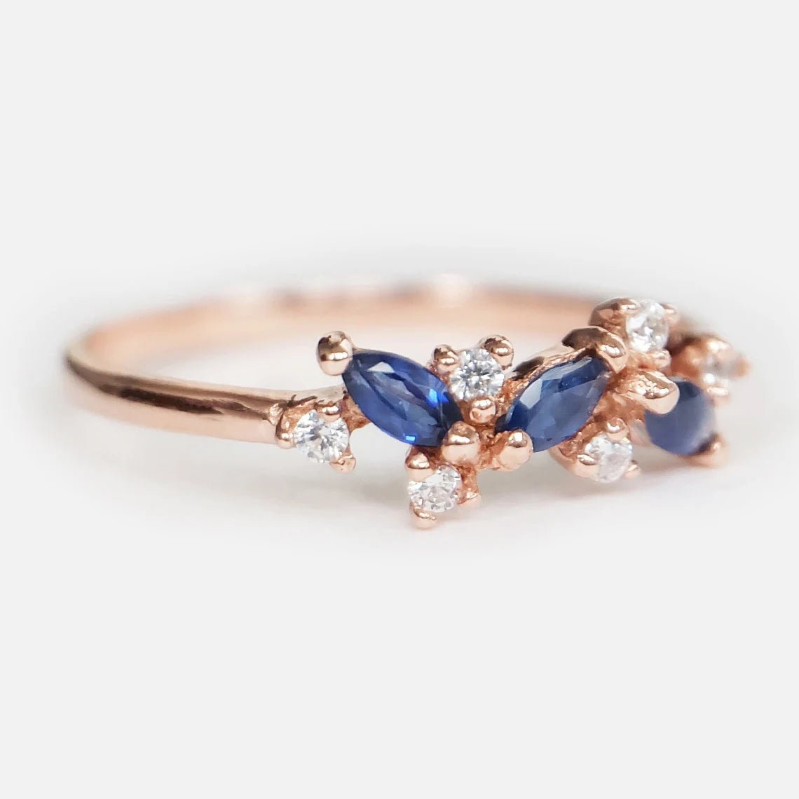 Sapphire Diamond Ring Raella - SOVATS