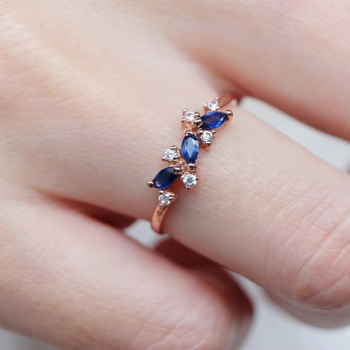 Sapphire Diamond Ring Raella - SOVATS