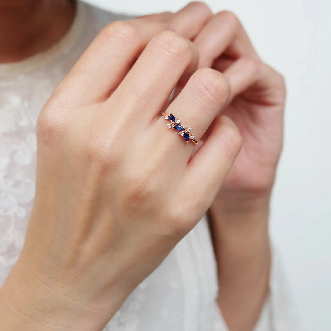 Sapphire Diamond Ring Raella - SOVATS