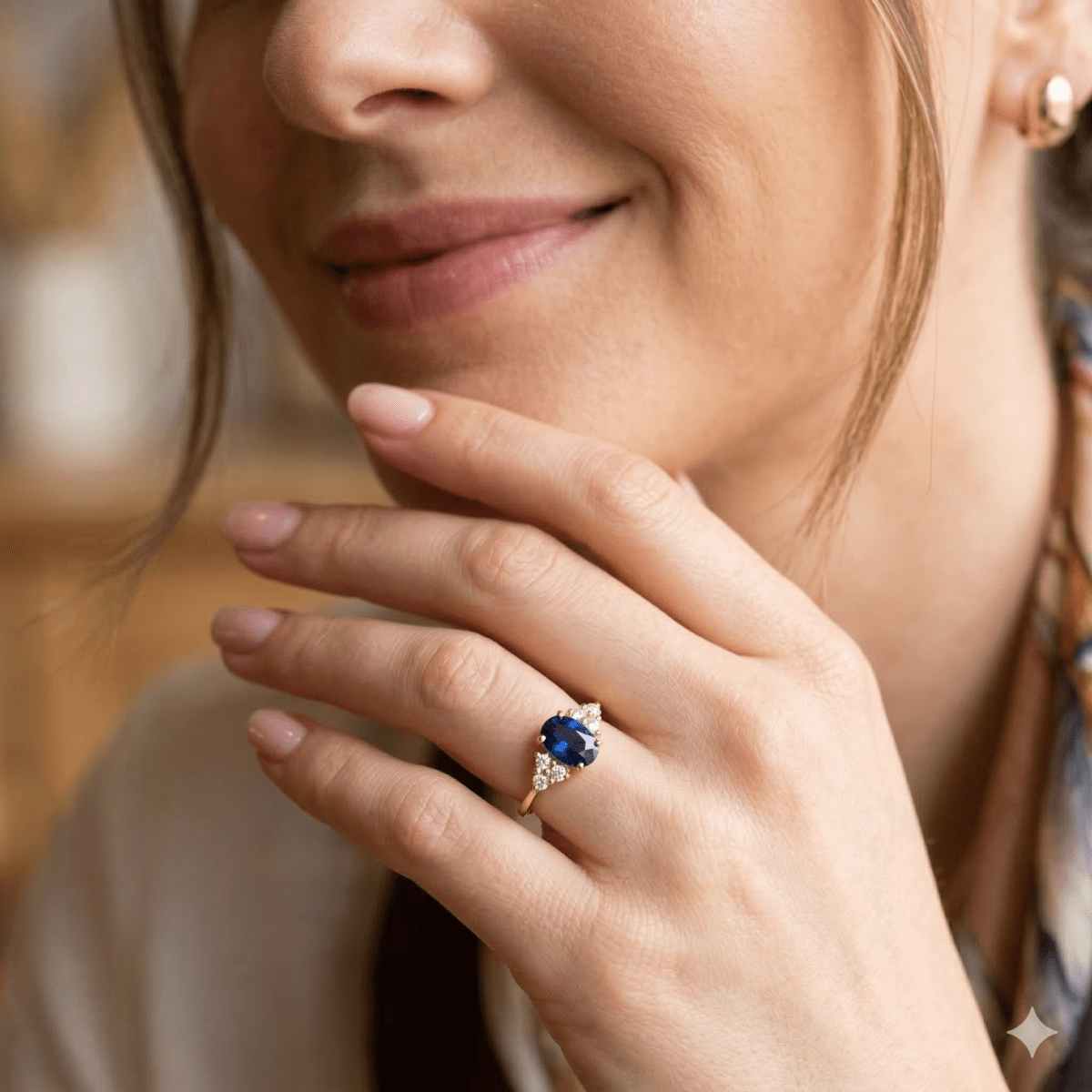 Sapphire Diamond Ring Zoe - SOVATS