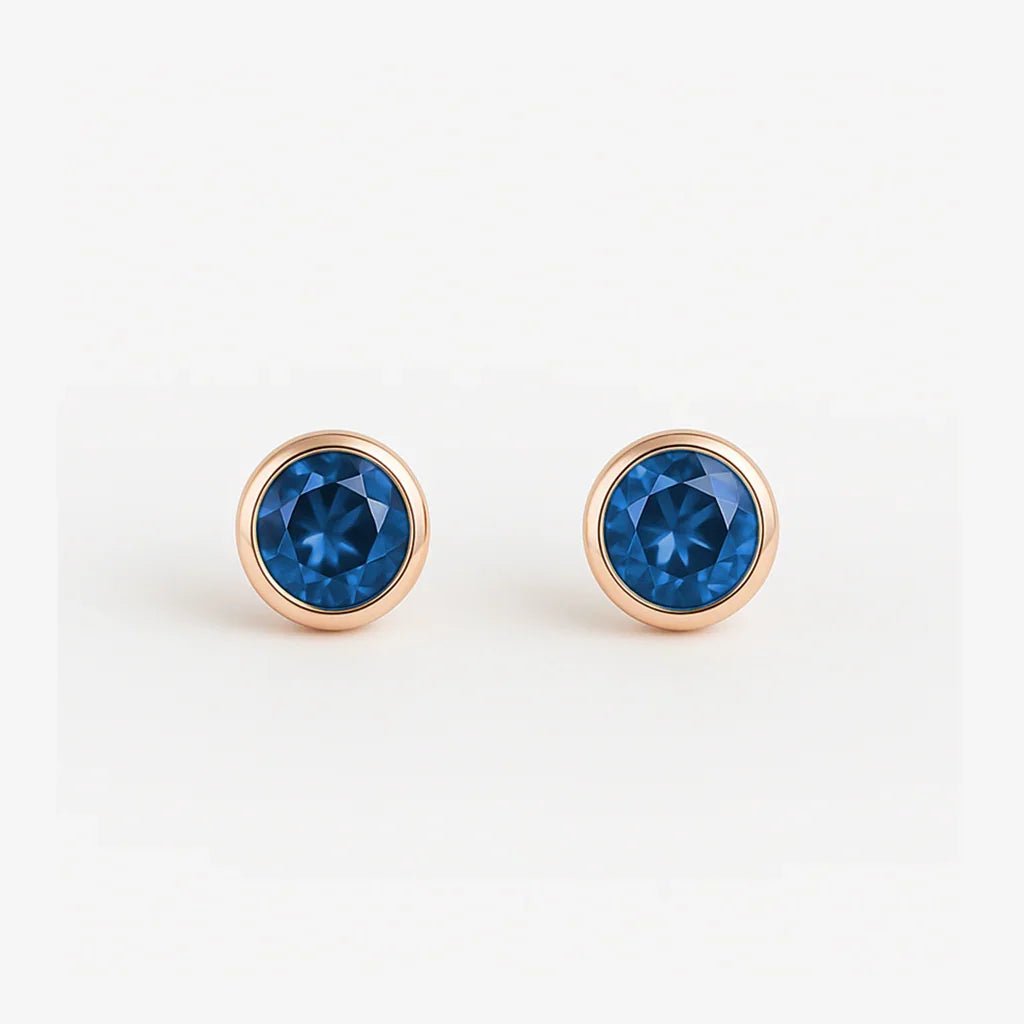 Sapphire Earrings Edda - SOVATS