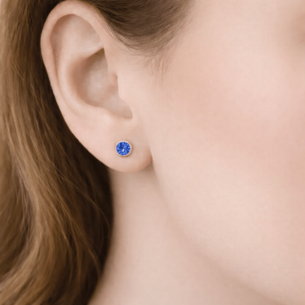 Sapphire Earrings Edda - SOVATS
