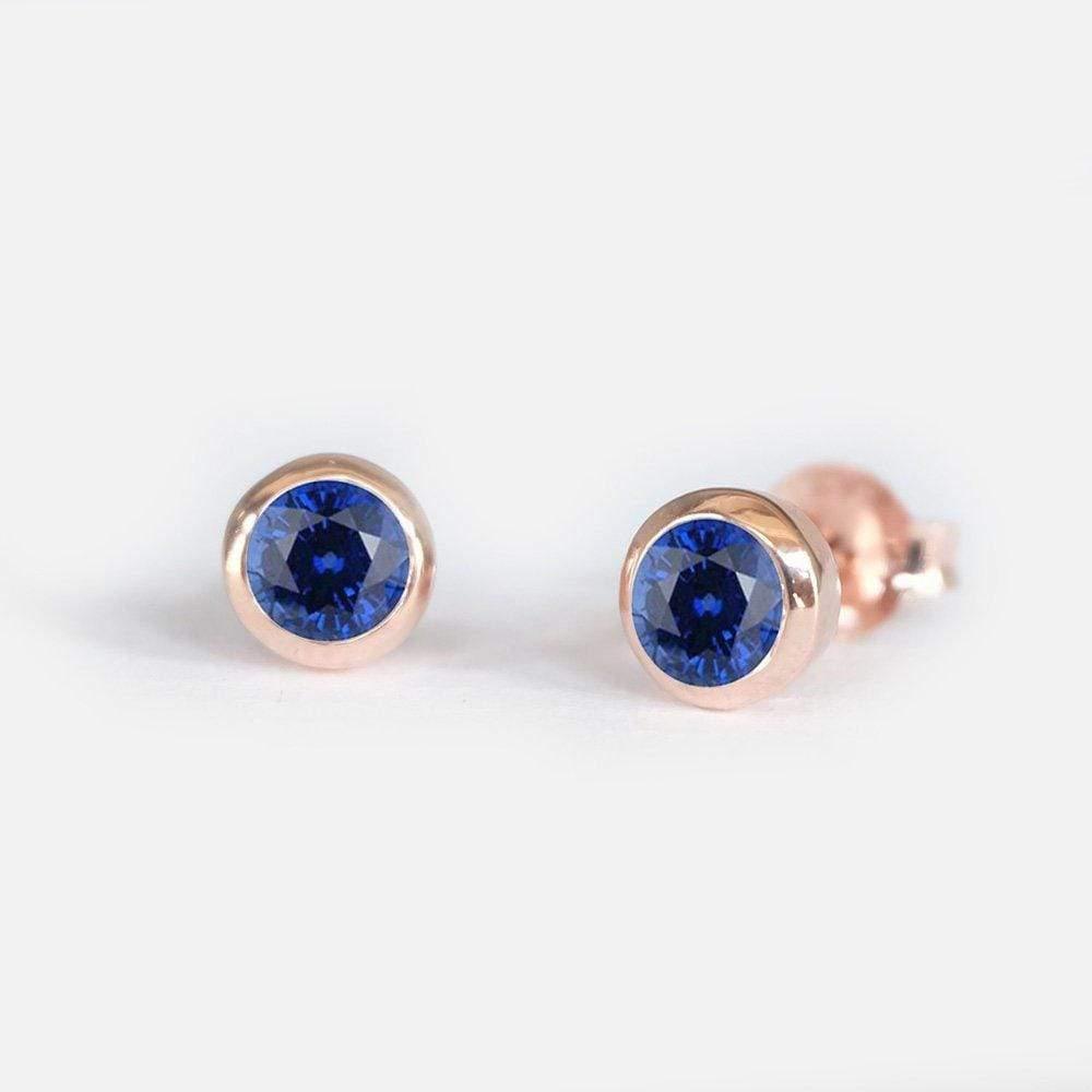 Sapphire Earrings Edda - SOVATS