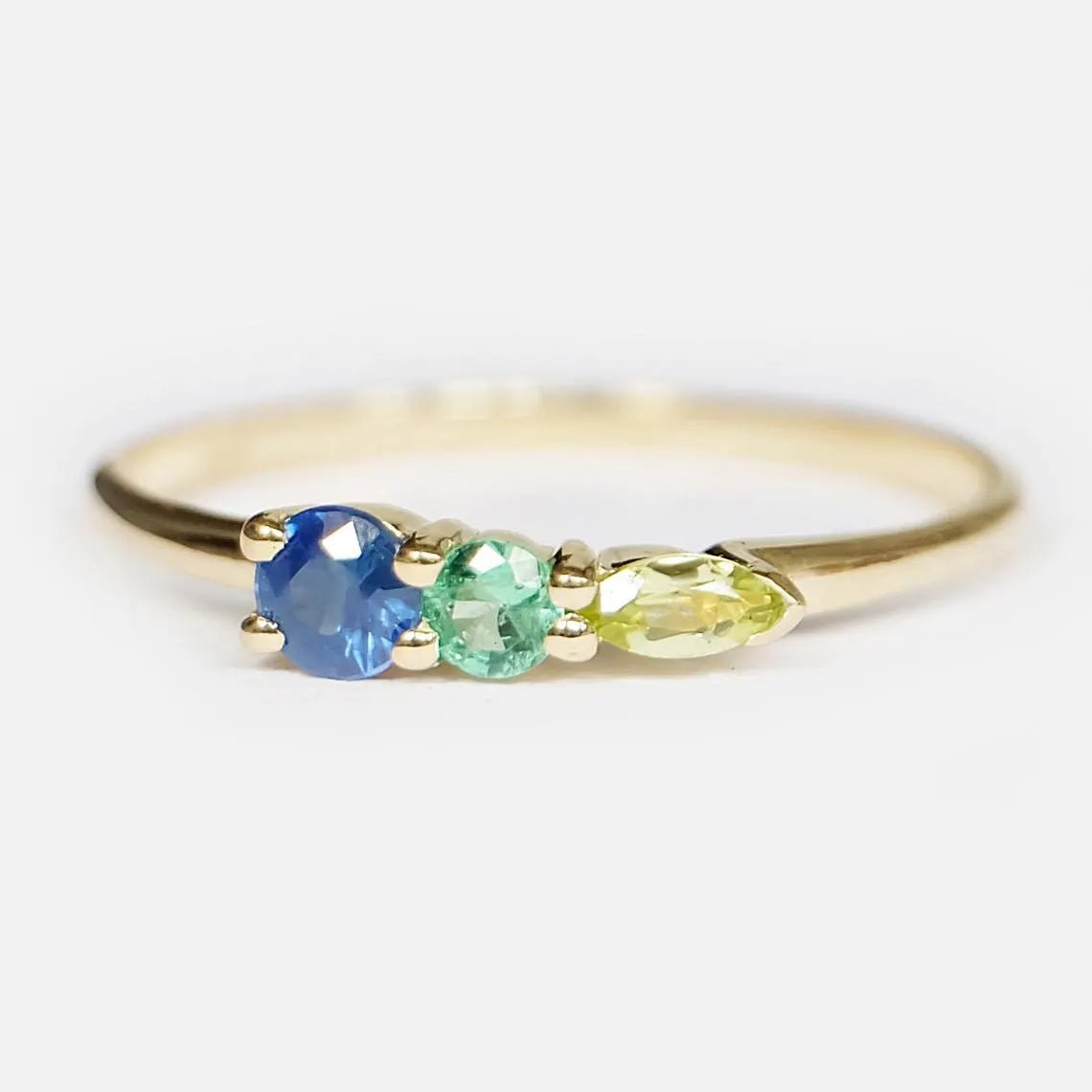 Sapphire Emerald Peridot Ring Chu - SOVATS