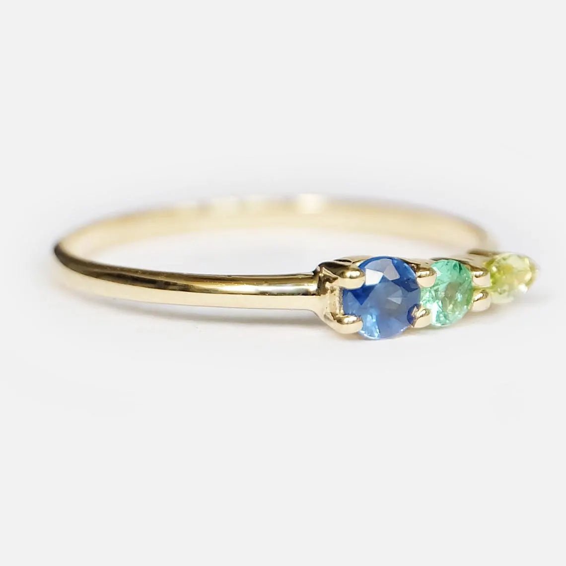 Sapphire Emerald Peridot Ring Chu - SOVATS