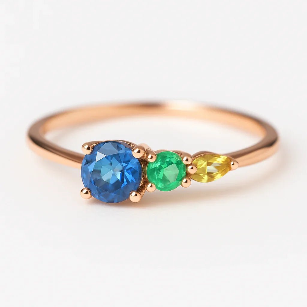 Sapphire Emerald Peridot Ring Chu - SOVATS