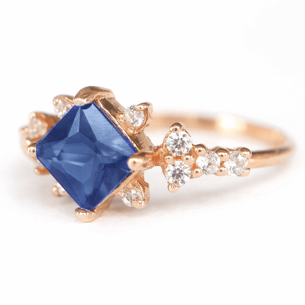 Sapphire Engagement Ring Budur - SOVATS